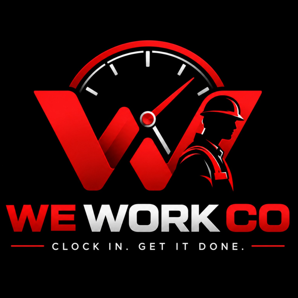 We Work Co — Clock In. Get It Done.